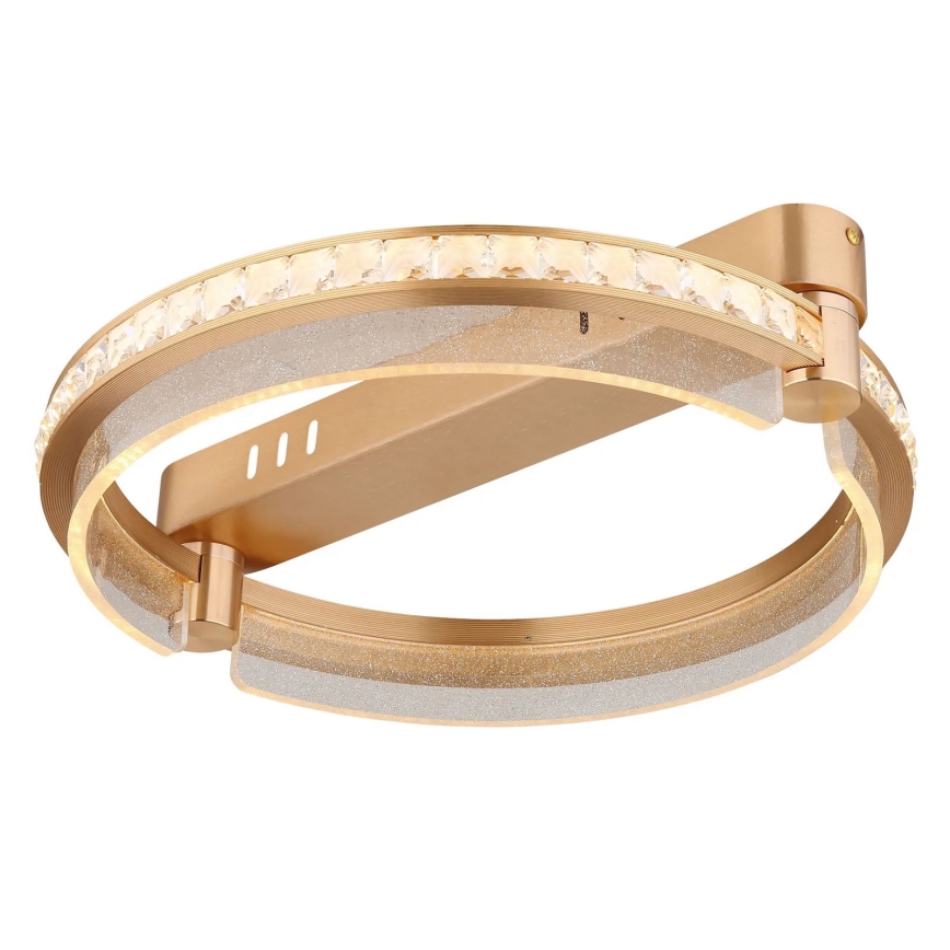 Globo - LED dimmelhető kristály mennyezeti lámpa LED/36W/230V 2700K-6000K + távirányító