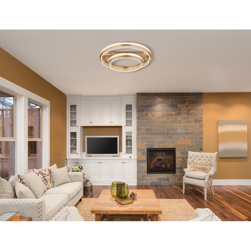 Globo - LED dimmelhető mennyezeti lámpa LED/78W/230V 2700K-6000K + távirányító