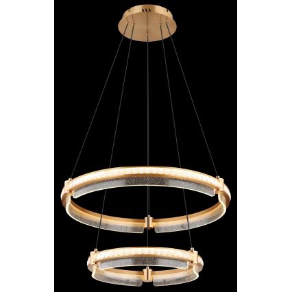 Globo - LED állítható fényerejű kristály csillár kábellel LED/78W/230V 2700K-6000K + távirányító