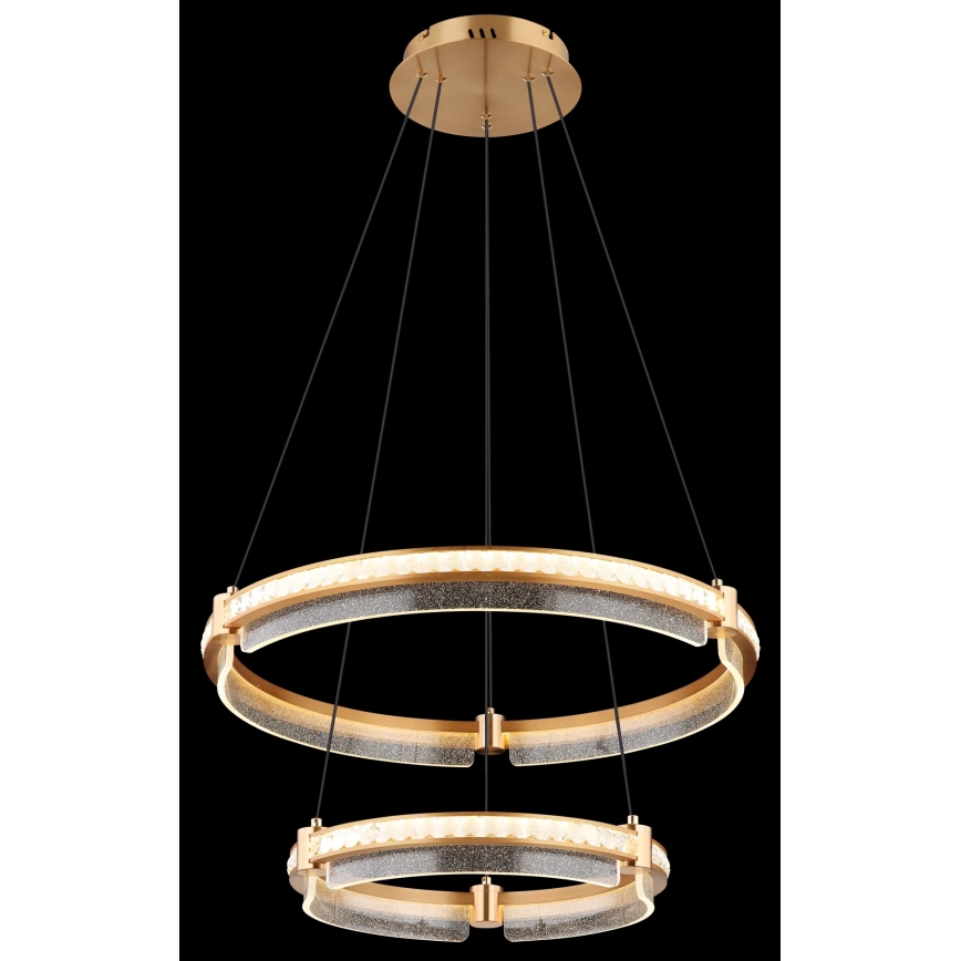 Globo - LED állítható fényerejű kristály csillár kábellel LED/78W/230V 2700K-6000K + távirányító