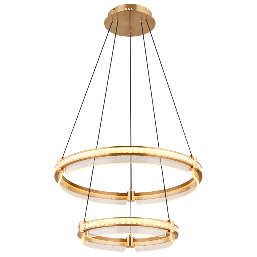 Globo - LED állítható fényerejű kristály csillár kábellel LED/78W/230V 2700K-6000K + távirányító