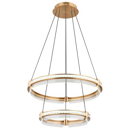 Globo - LED állítható fényerejű kristály csillár kábellel LED/78W/230V 2700K-6000K + távirányító