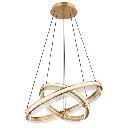 Globo - LED állítható fényerejű kristály csillár kábellel LED/78W/230V 2700K-6000K + távirányító