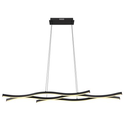 Globo - LED Csillár zsinóron LED/35W/230V fekete
