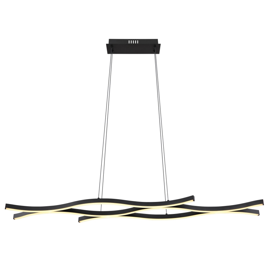 Globo - LED Csillár zsinóron LED/35W/230V fekete