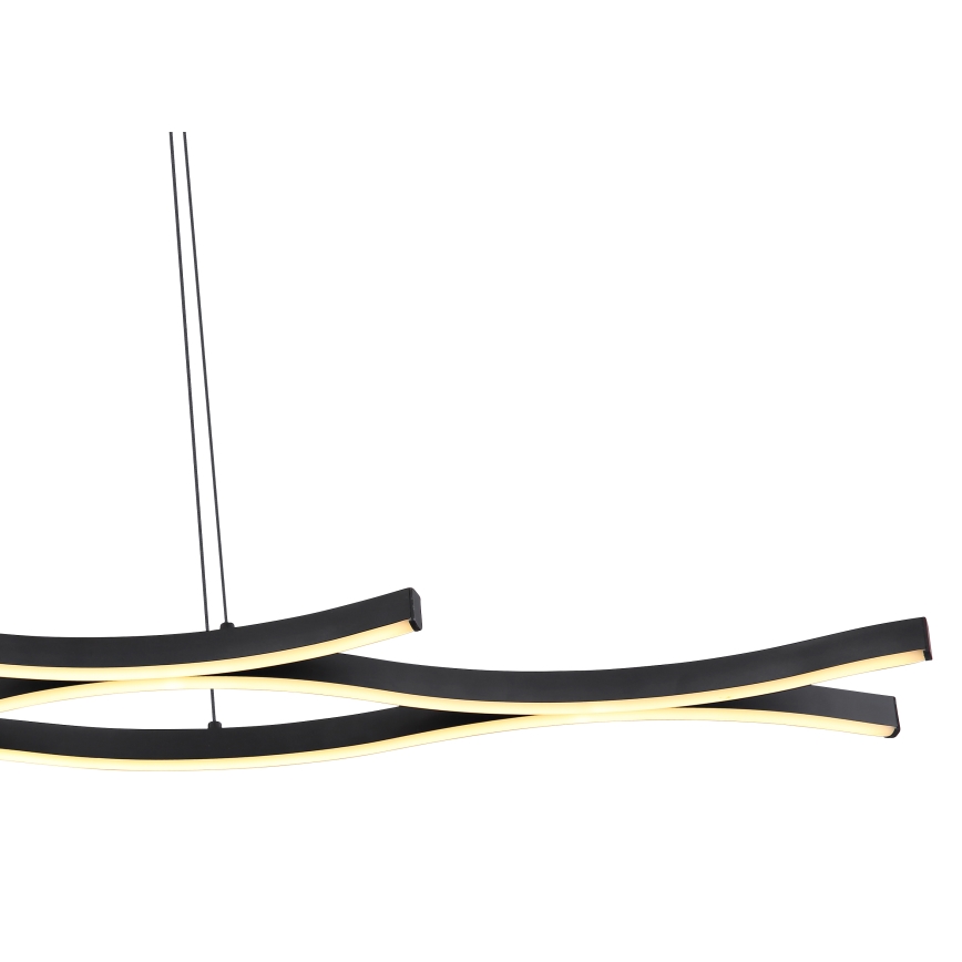 Globo - LED Csillár zsinóron LED/35W/230V fekete