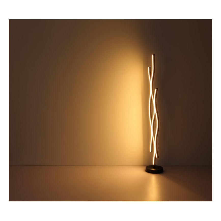 Globo - LED Állólámpa LED/28W/230V 3000K fekete/arany