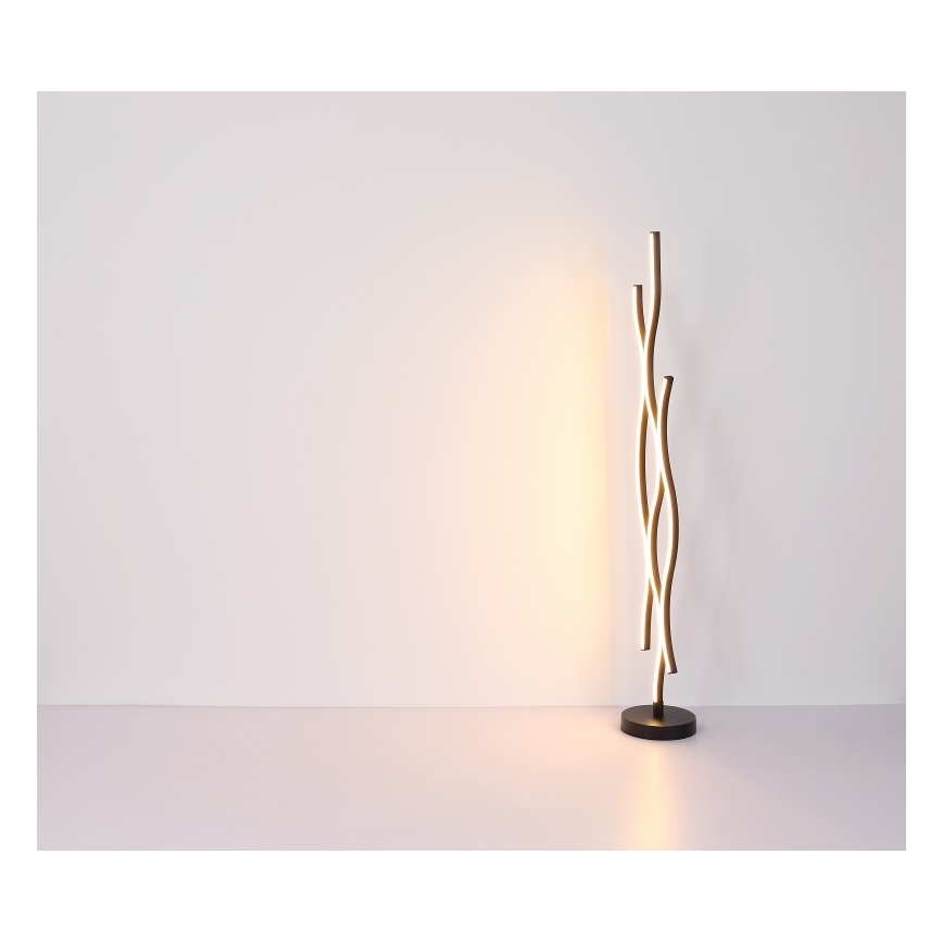 Globo - LED Állólámpa LED/28W/230V 3000K fekete/arany