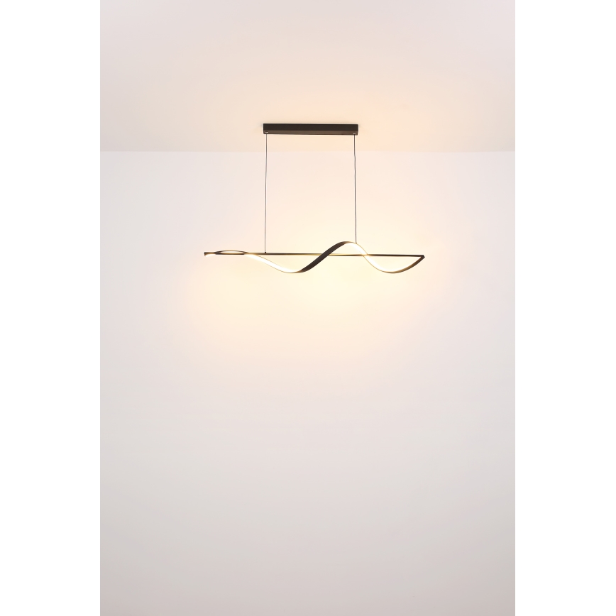 Globo - LED Csillár zsinóron LED/24W/230V 3000K fekete