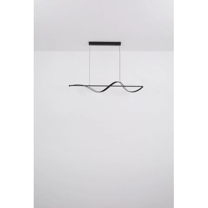 Globo - LED Csillár zsinóron LED/24W/230V 3000K fekete