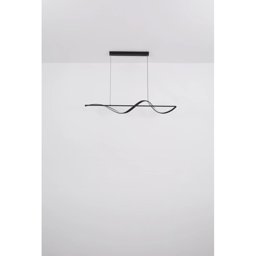 Globo - LED Csillár zsinóron LED/24W/230V 3000K fekete