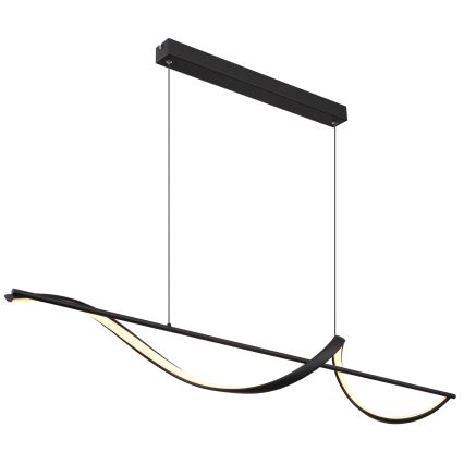 Globo - LED Csillár zsinóron LED/24W/230V 3000K fekete