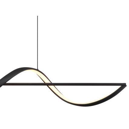 Globo - LED Csillár zsinóron LED/24W/230V 3000K fekete
