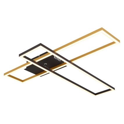 Globo - LED Mennyezeti lámpa LED/30W/230V 3000K 60x80 cm fekete/arany