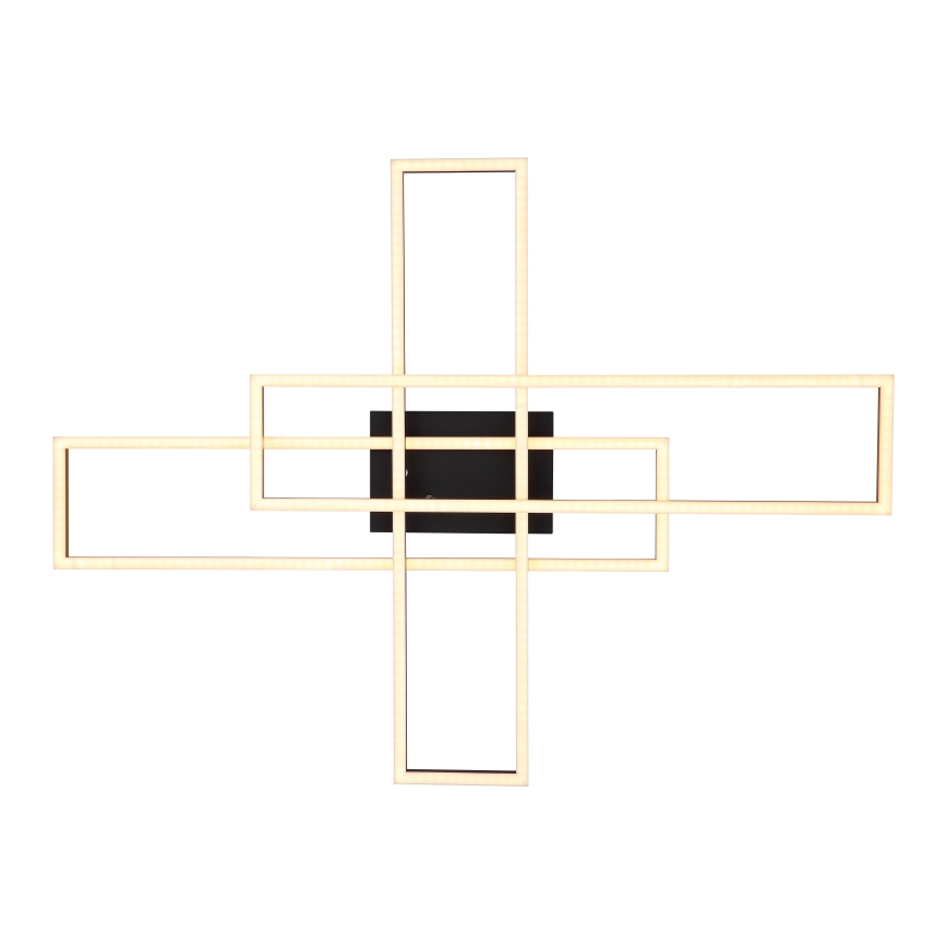 Globo - LED Mennyezeti lámpa LED/40W/230V 3000K 60x80 cm fekete/arany