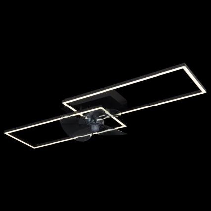 Globo - LED dimmelhető ventilátoros mennyezeti lámpa LED/38W/230V 3000-6500K + távirányító