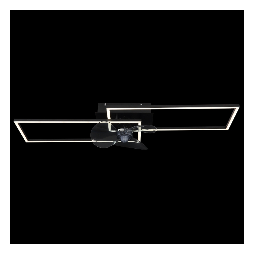 Globo - LED dimmelhető ventilátoros mennyezeti lámpa LED/38W/230V 3000-6500K + távirányító