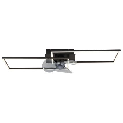 Globo - LED dimmelhető ventilátoros mennyezeti lámpa LED/38W/230V 3000-6500K + távirányító