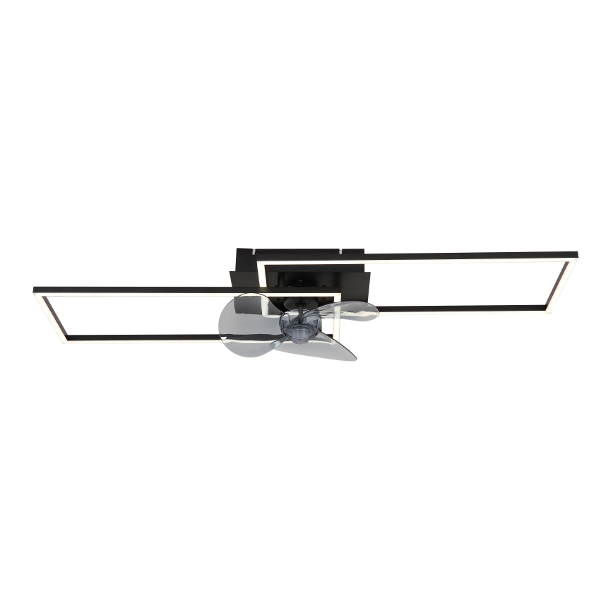 Globo - LED dimmelhető ventilátoros mennyezeti lámpa LED/38W/230V 3000-6500K + távirányító
