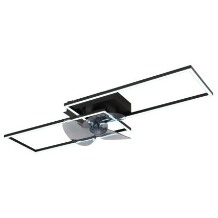 Globo - LED dimmelhető ventilátoros mennyezeti lámpa LED/38W/230V 3000-6500K + távirányító