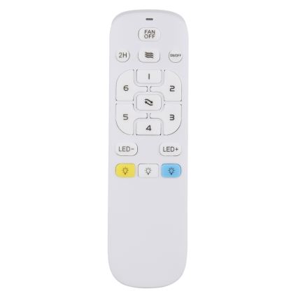 Globo - LED dimmelhető ventilátoros mennyezeti lámpa LED/38W/230V 3000-6500K + távirányító