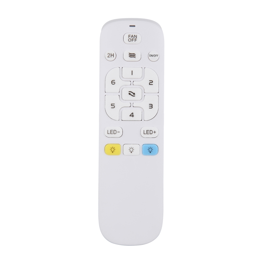 Globo - LED dimmelhető ventilátoros mennyezeti lámpa LED/38W/230V 3000-6500K + távirányító
