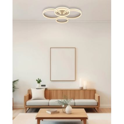 Globo - LED dimmelhető mennyezeti lámpa LED/92W/230V 3000K 68x84,5 cm