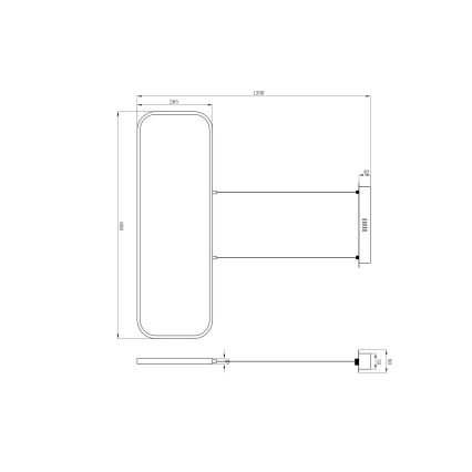 Globo - LED Csillár zsinóron LED/24W/230V