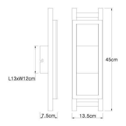 Globo - LED Fali lámpa LED/10W/230V