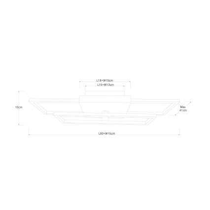 Globo - LED Mennyezeti lámpa LED/18W/230V