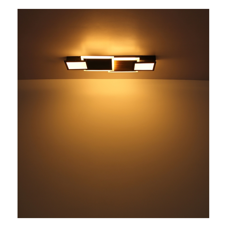 Globo 67279-30 - LED mennyezeti lámpa CAROLINE LED/30W/230V 25x71,5 cm bézs/fekete