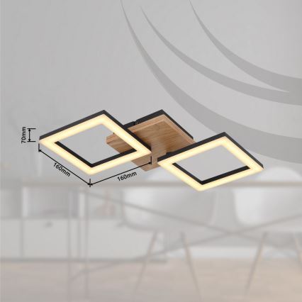 Globo - LED Felületre szerelhető csillár LED/18W/230V