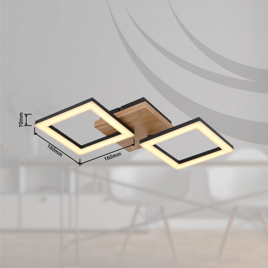 Globo - LED Felületre szerelhető csillár LED/18W/230V