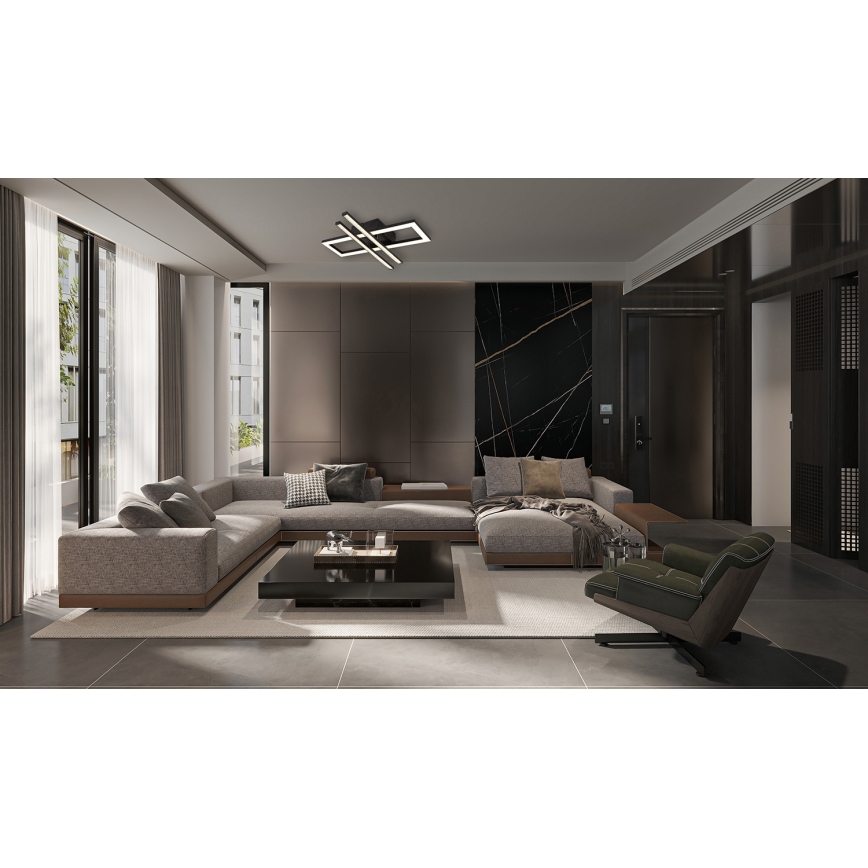 Globo - LED Mennyezeti lámpa LED/24W/230V 4000K fekete