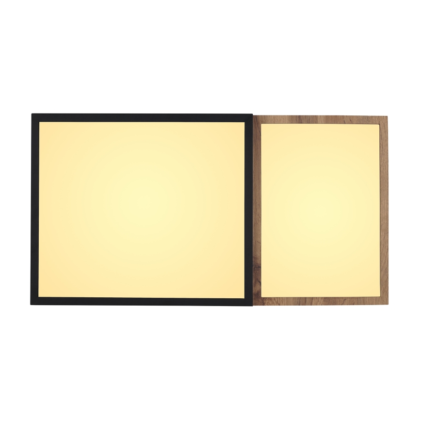 Globo 67286-30 - LED mennyezeti lámpatest GUNDI LED/30W/230V 35x65 cm barna/fekete