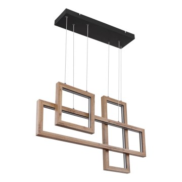 Globo 67287H1 - MANDERA LED kábeles csillár LED/40W/230V barna