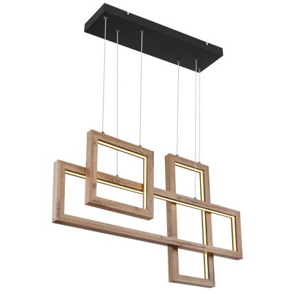 Globo 67287H1 - MANDERA LED kábeles csillár LED/40W/230V barna