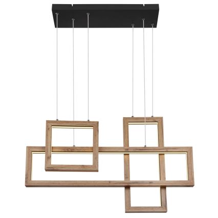 Globo 67287H1 - MANDERA LED kábeles csillár LED/40W/230V barna