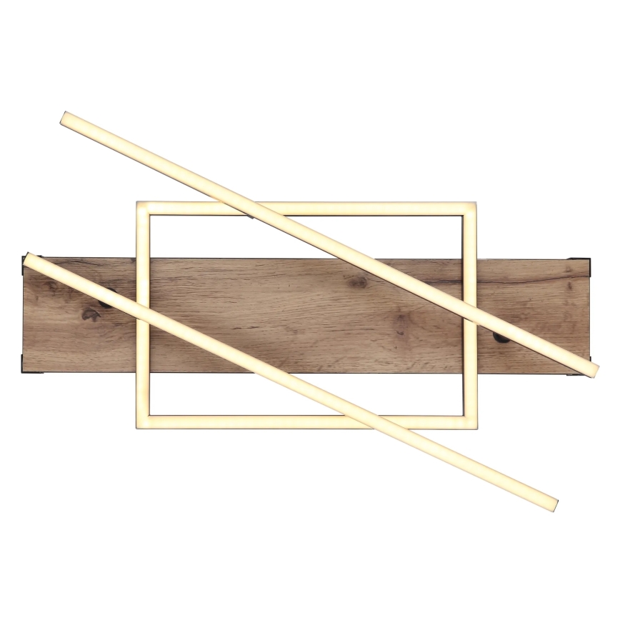 Globo 67299D3 - LED mennyezeti lámpatest COLLI LED/40W/230V 88x120 cm bézs/fekete