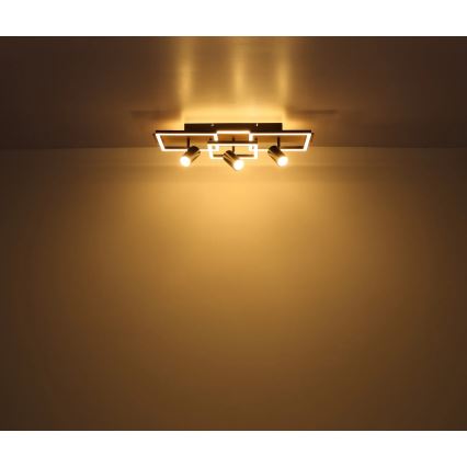 Globo - LED Mennyezeti lámpatest LED/48W/230V + 3xGU10/5W 3000K 27x72 cm