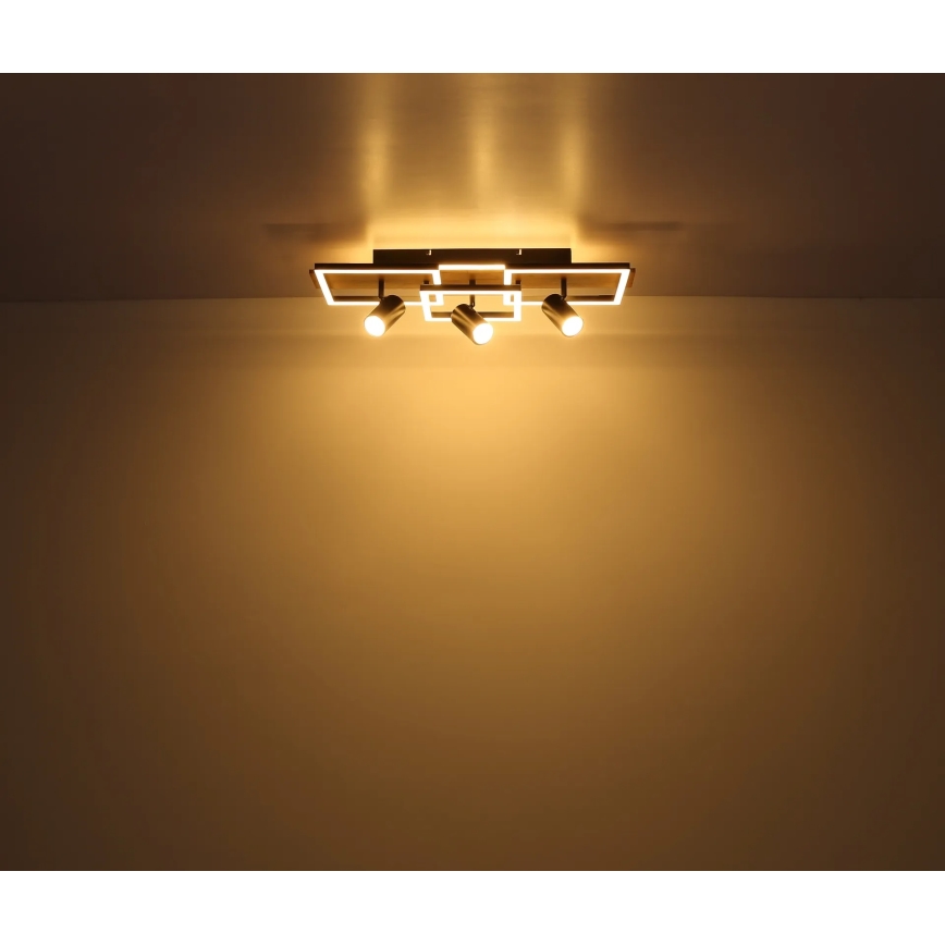 Globo - LED Mennyezeti lámpatest LED/48W/230V + 3xGU10/5W 3000K 27x72 cm