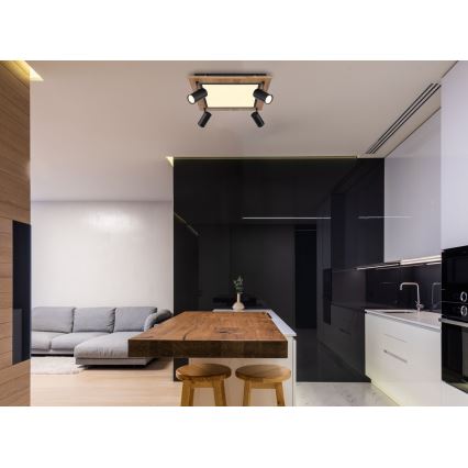 Globo - LED spotlámpa 4xGU10/5W/230V + LED/24W/230V