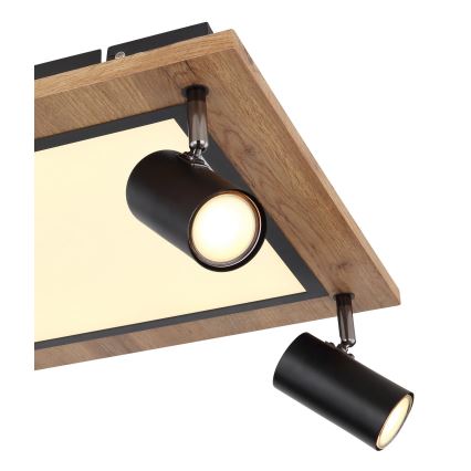 Globo - LED spotlámpa 4xGU10/5W/230V + LED/24W/230V