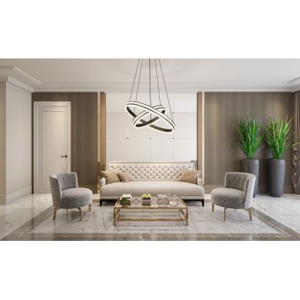 Globo - LED dimmelhető csillár zsinóron LED/60W/230V 2700K-6000K + távirányítás