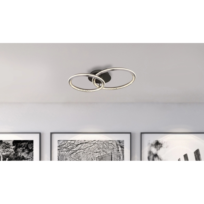Globo - fényerőszabályozható LED mennyezeti lámpatest LED/50W/230V 2700-6000K 50x75 cm + távirányító