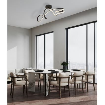 Globo - LED Felületre szerelhető csillár LED/30W/230V fekete
