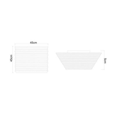 Globo - LED mennyezeti lámpatest LED/30W/230V 3000K 45x45 cm