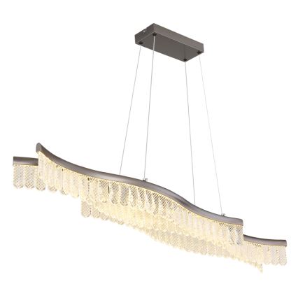 Globo - LED Csillár zsinóron LED/35W/230V 3200K matt króm