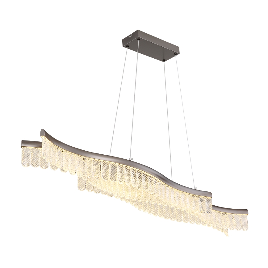 Globo - LED Csillár zsinóron LED/35W/230V 3200K matt króm