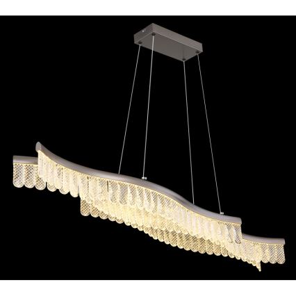 Globo - LED Csillár zsinóron LED/35W/230V 3200K matt króm